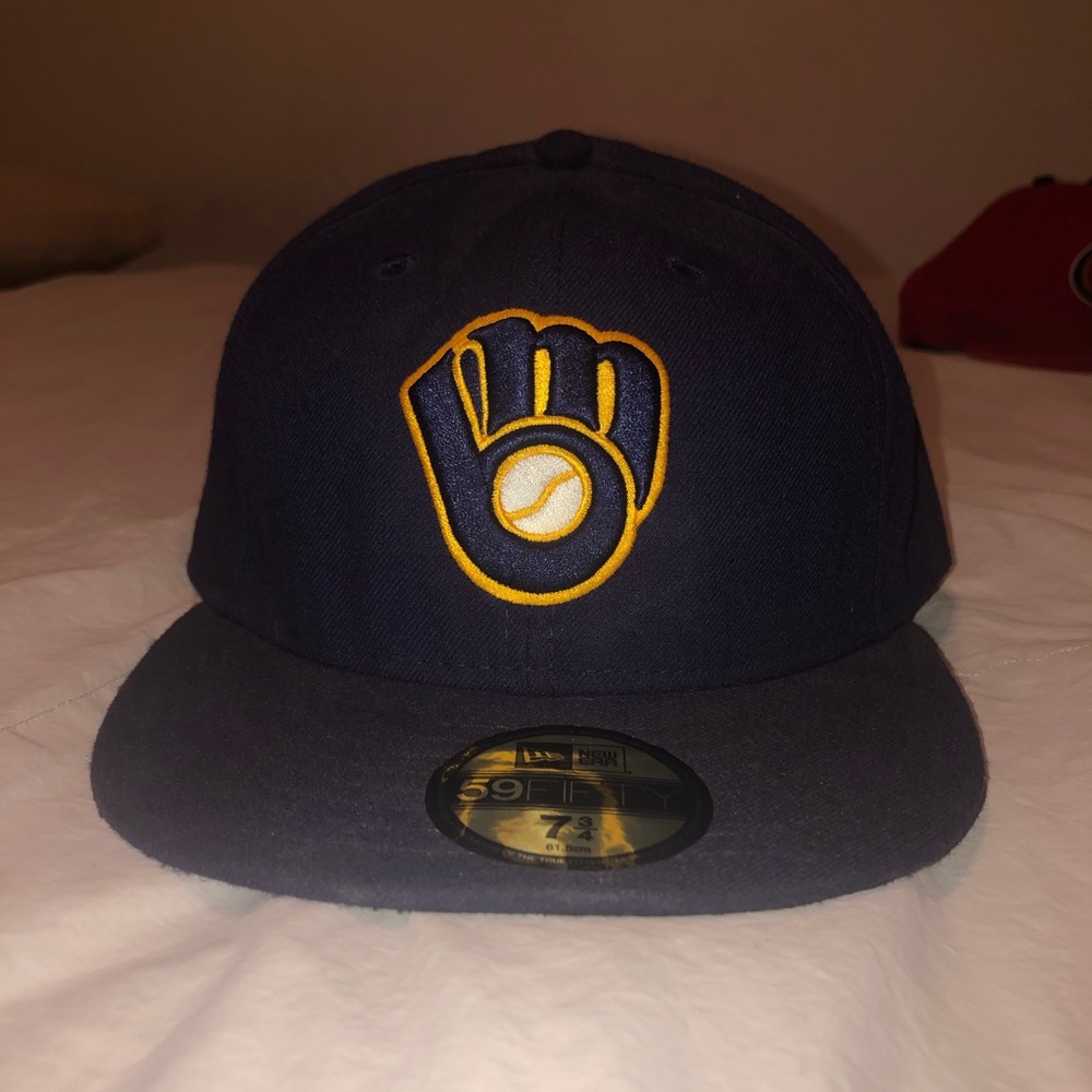 Milwaukee Brewers New Era Cap SIZE 7 3/4